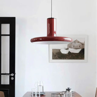 RABRI Modern Metal Red Shiny Elegant Ceiling Light – view 3