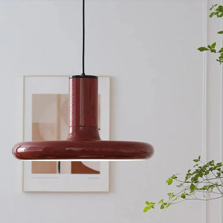 RABRI Modern Metal Red Shiny Elegant Ceiling Light – view 2