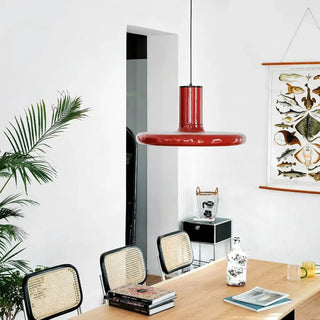 RABRI Modern Metal Red Shiny Elegant Ceiling Light – view 4