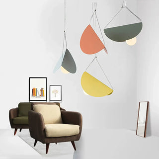 Colorful modern pendant lamp, multi-color stylish interior ceiling hanging light