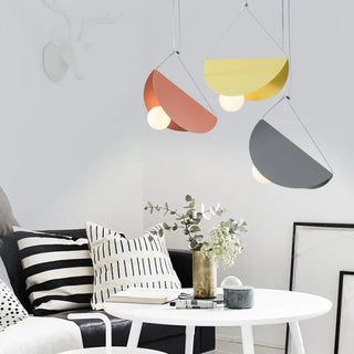 Contemporary colorful pendant light, multi-tone modern interior ceiling fixture