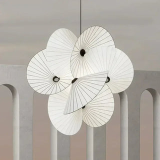 RAMO Modern White Petals Sculptural Ceiling Light – view 4