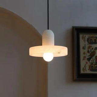 PILIAS Modern Natural White Stone Pendant – view 3