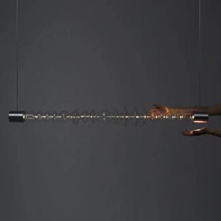 ANDOLA Modern Horizontal Textured Glass Ceiling Light – view 2