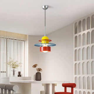 COLTIR Modern Retro Multicolored Bedroom Ceiling Light – view 2