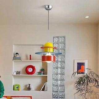 COLTIR Modern Retro Multicolored Bedroom Ceiling Light – view 1