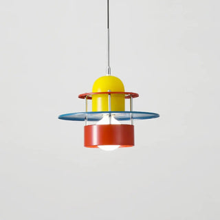 COLTIR Modern Retro Multicolored Bedroom Ceiling Light – view 4