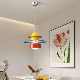 COLTIR Modern Retro Multicolored Bedroom Ceiling Light – view 3