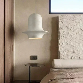 Contemporary black pendant lamp, unique cozy ceiling hanging fixture