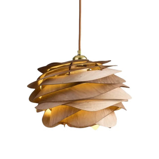 DOPULOIS Wavy White Luminescent Petal Effect Ceiling Light – view 4