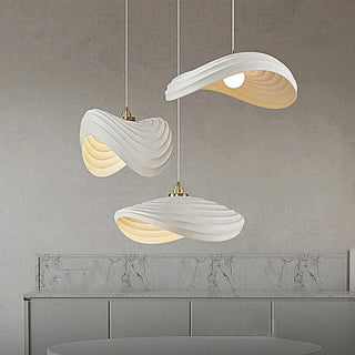 DESO Organic Wavy White Trio Ceiling Light – view 1