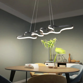 RICI Wavy Modern Integrated LED Pendant – view 3