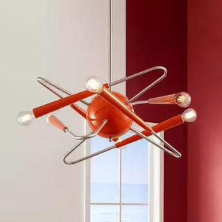 AMIRAHI Orange Sputnik Contemporary Style Ceiling Light – view 3