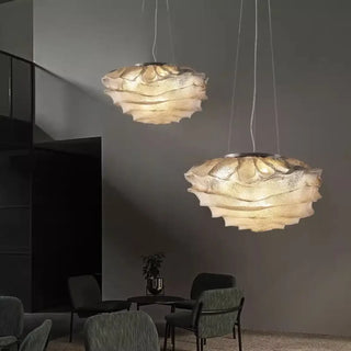 ORGAMO Organic White Modern Sculptural Pendant – view 2