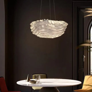 ORGAMO Organic White Modern Sculptural Pendant – view 1