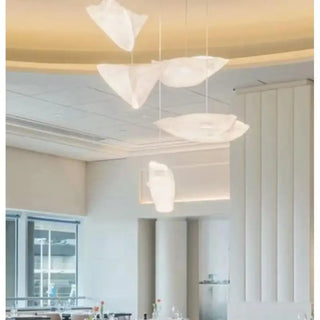 FLOTI Organic White Floating Veil Ceiling Light – view 1