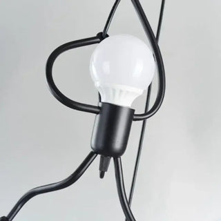 Modern metal sculptural pendant ceiling lamp, designer unique hanging light