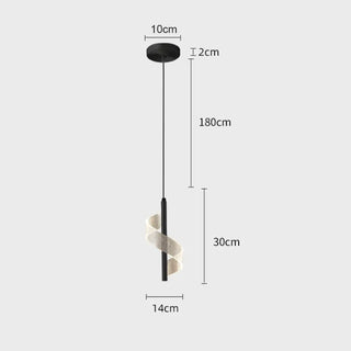PAMPI Elegant Black Golden Pendant Cluster – view 6