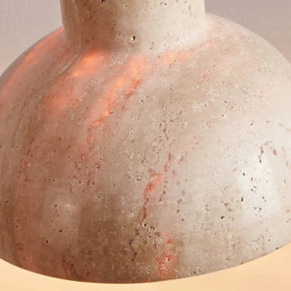 QUETEPLA Beige Stone Dome Modern Ceiling Light – view 5