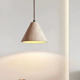 QUETEPLA Beige Stone Dome Modern Ceiling Light – view 3