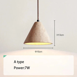 QUETEPLA Beige Stone Dome Modern Ceiling Light – view 6