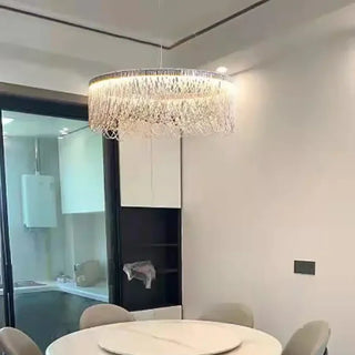 LACAS Elegant Round Metal Interlace Ceiling Light – view 2
