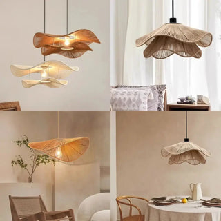 PREOCUPE Wavy Flower Bohemian Ceiling Light – view 3
