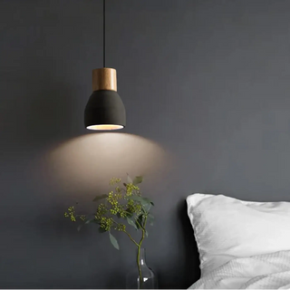 MILTISSE Scandinavian Coloured Wood Modern Ceiling Light – view 1