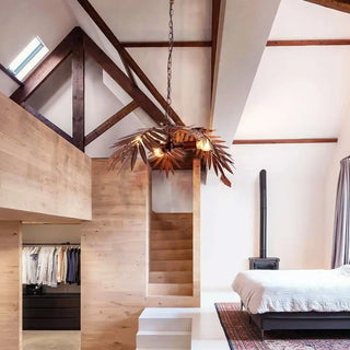 DIDORTU Sculptural Metal Leaves Ceiling Light – view 1