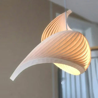 MOJA Spiral Yellow Modern Elegant Ceiling Light – view 1