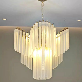 Contemporary minimalist pendant light, geometric design ceiling hanging fixture