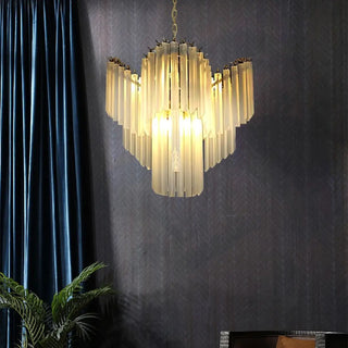 Contemporary geometric pendant light, minimalist design ceiling fixture