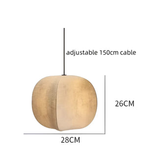 MALISME Beige Textile Organic Form Ceiling Light – view 6