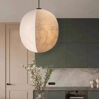 MALISME Beige Textile Organic Form Ceiling Light – view 3
