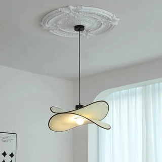 GANOS Organic White Fabric Ceiling Light – view 2