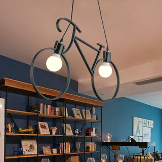 DOLU Modern Bike-Inspired Metal Ceiling Light – view 2