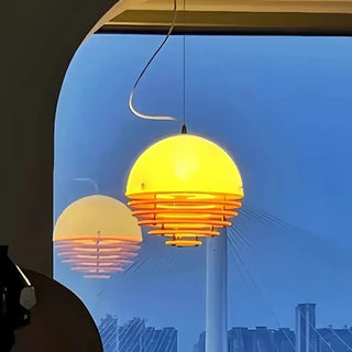 YELLOWED Yellow Glass Retro Ceiling Light – view 3