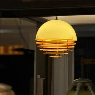 YELLOWED Yellow Glass Retro Ceiling Light – view 2