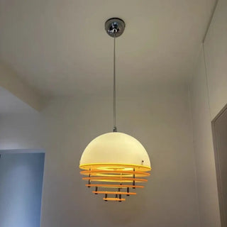 YELLOWED Yellow Glass Retro Ceiling Light – view 1