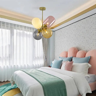 COLORE Modern Elegant Multicolored Glass Ceiling Light – view 1