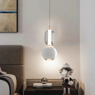 FODOSE Opaline Glass Globe White Modern Ceiling Light – view 1