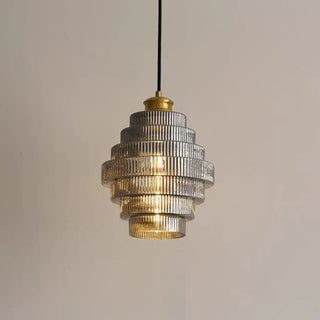 CASSIR Art Deco Glass Streak Ceiling Light – view 2