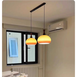 SUNGRAD Vintage Orange Sun Gradient Design Ceiling Light – view 4
