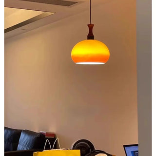 SUNGRAD Vintage Orange Sun Gradient Design Ceiling Light – view 5