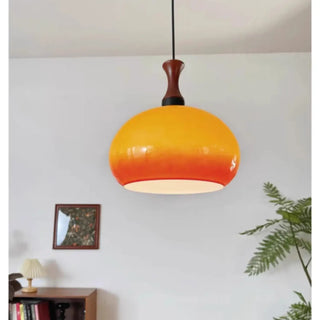SUNGRAD Vintage Orange Sun Gradient Design Ceiling Light – view 2