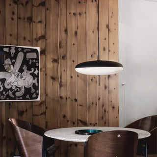 MONIMI Disk LED Minimalist Black White Ceiling Light – view 3