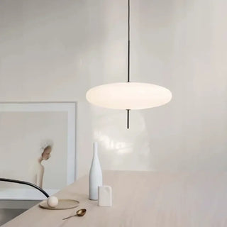 MONIMI Disk LED Minimalist Black White Ceiling Light – view 1