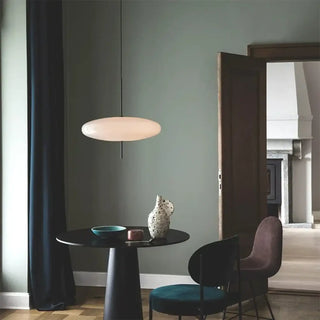 MONIMI Disk LED Minimalist Black White Ceiling Light – view 5
