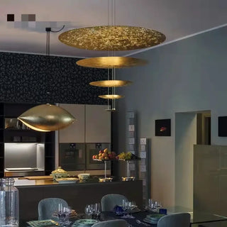 LUMOFL Modern Disc Leaf Effect Ceiling Light – view 3