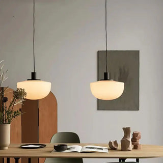 CORDIB Modern Double White Frosted Glass Ball Ceiling Light – view 2